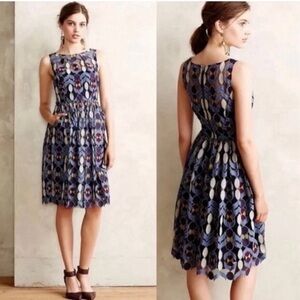 Stunning Anthropologie Maeve Midi Dress 6 EUC